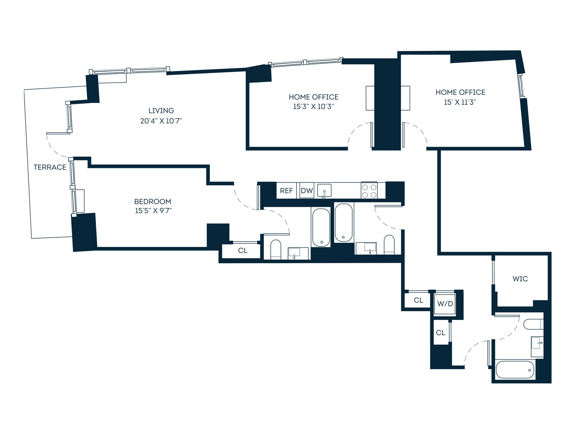Floor plan layout diagram for 20ba20ah